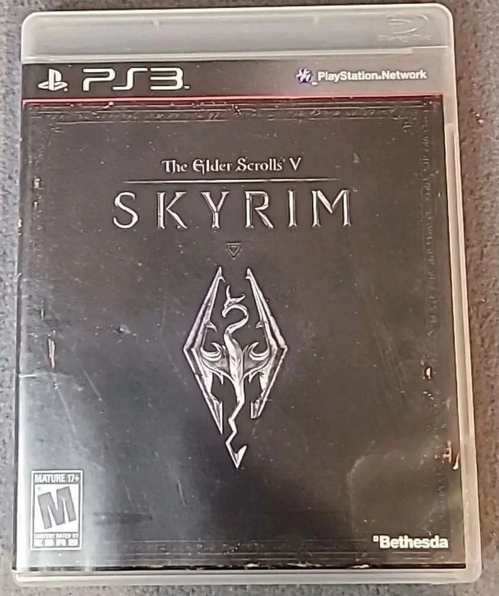 The Elder Scrolls V: Skyrim (Sony PS3 PlayStation 3, 2011) w/ Manual & Case
